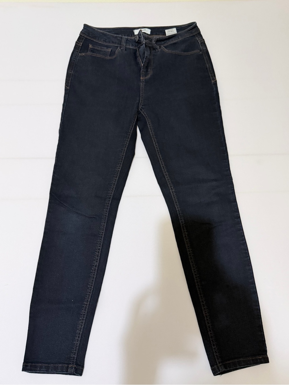 Kensie Black Skinny Women’s Jeans with Tie Waist